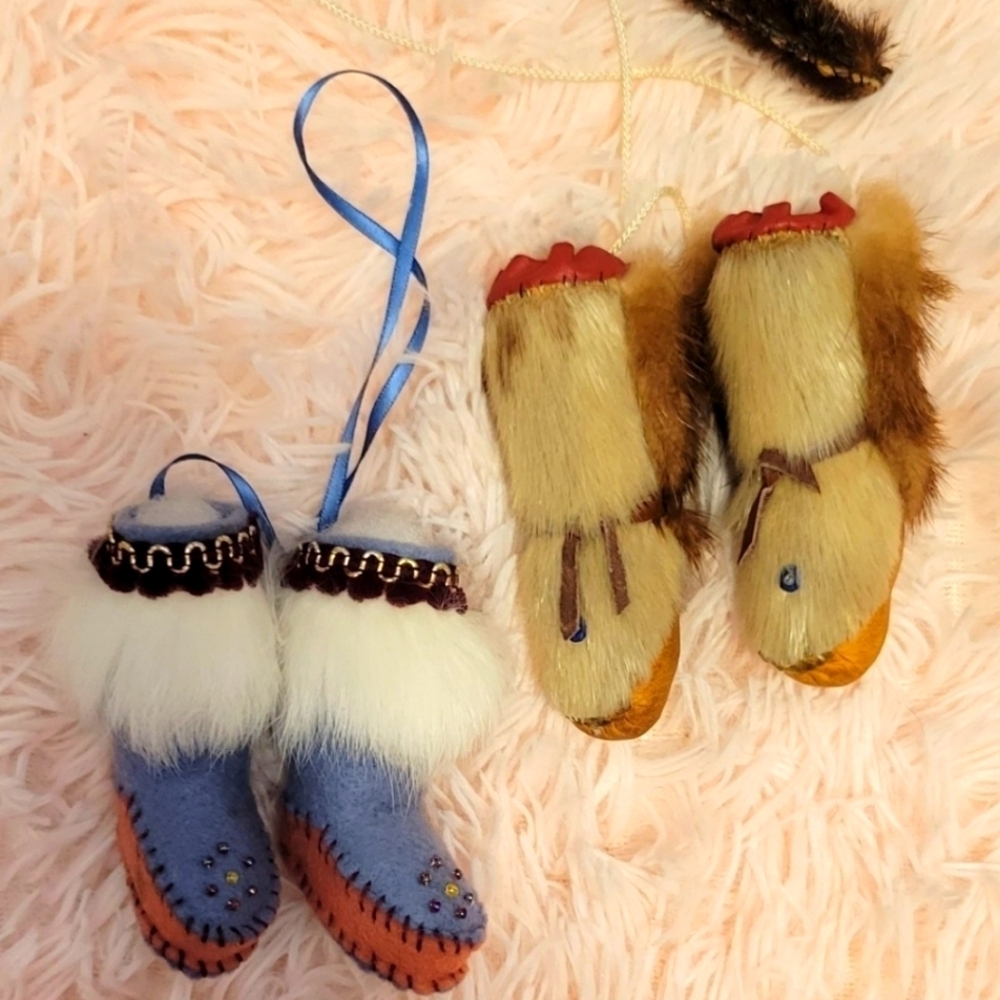 Vintage Alaskan Eskimo Mini Mukluks